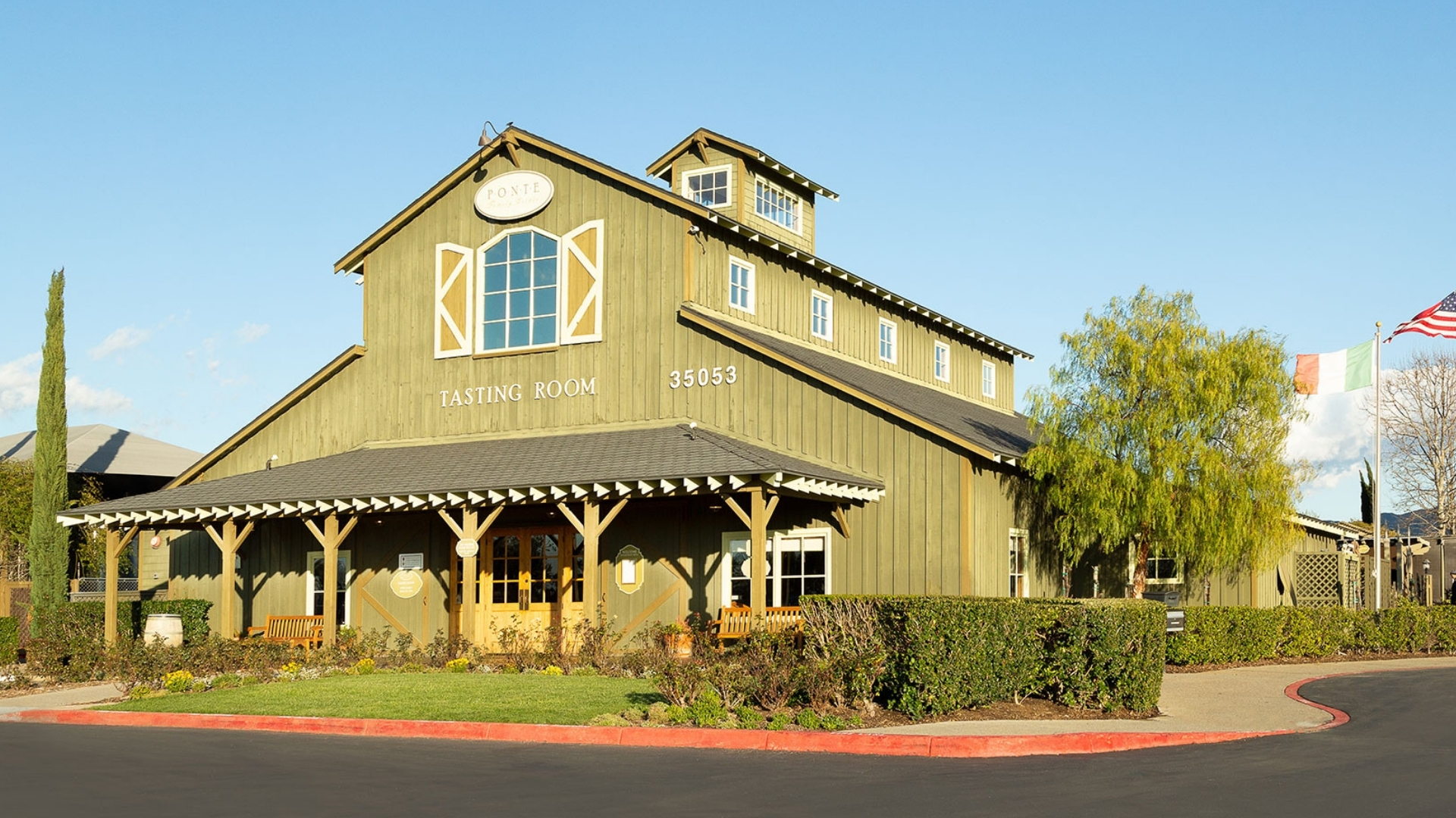 Ponte Winery Tuscan-style estate with vineyards in Temecula